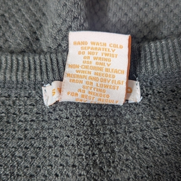 Sweet Romeo Olive Green Woven Long Sleeve Crew Neck Blouse - Picture 10 of 10